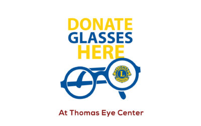 Eyeglass donations accepted here