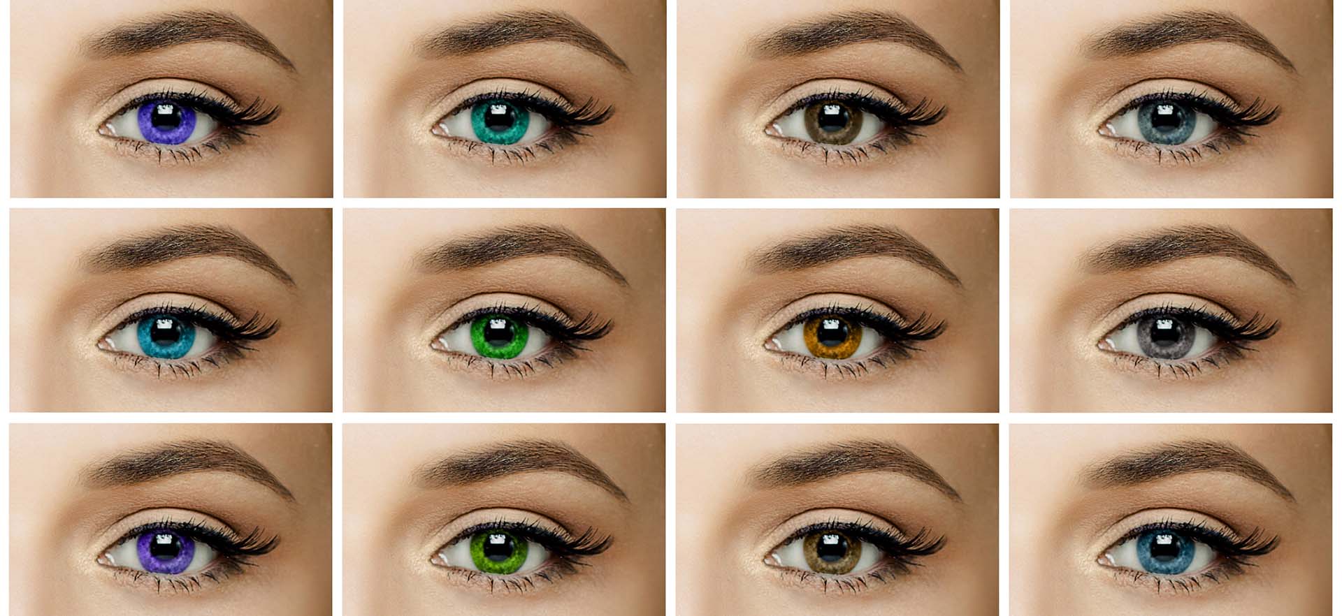 Color-tint contact lenses