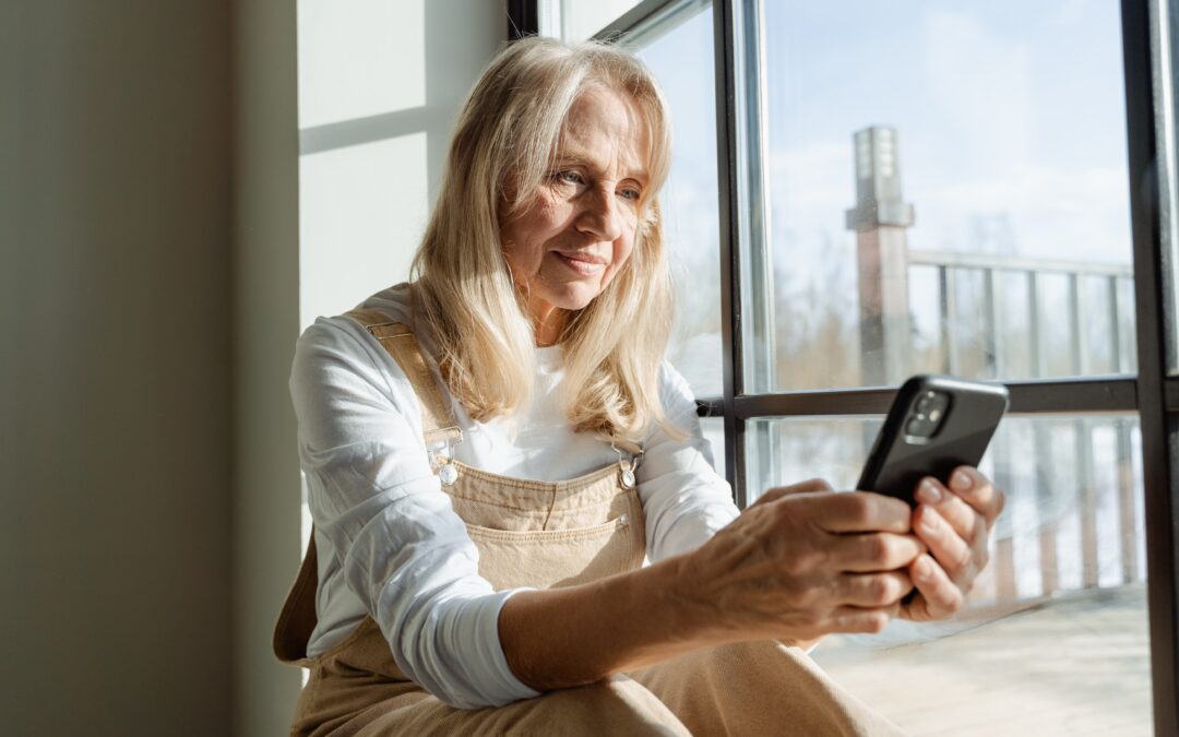 Photo by MART PRODUCTION: https://www.pexels.com/photo/woman-in-white-long-sleeve-shirt-using-a-mobile-phone-by-the-window-7330716/